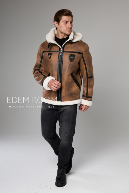 мужская куртка - дублёнка