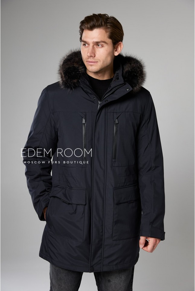 тканевая зимняя куртка