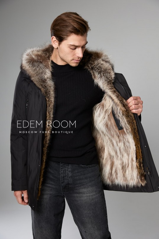 мужская меховая куртка 