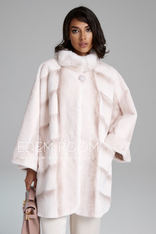 женская шуба из мех бобрика