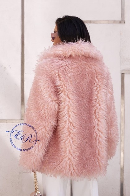 Полушубок из экомеха