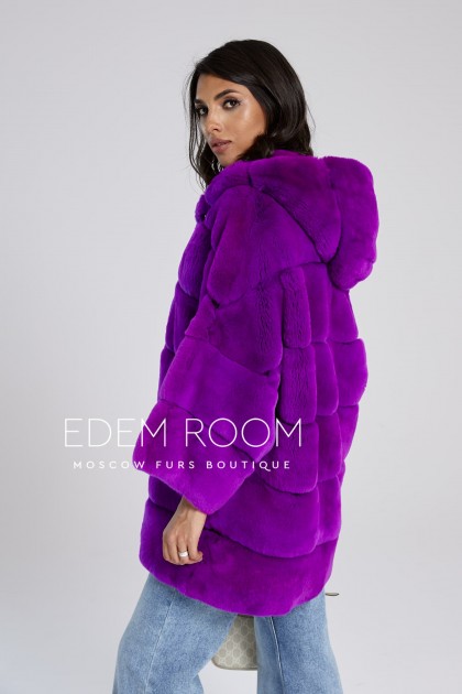 пончо с капюшоном  из орилага