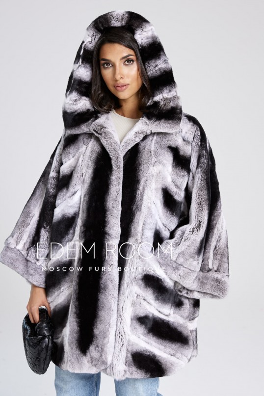 женская шуба из кролика рекс