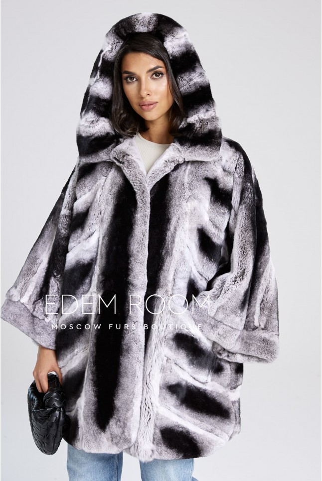 женская шуба из кролика рекс