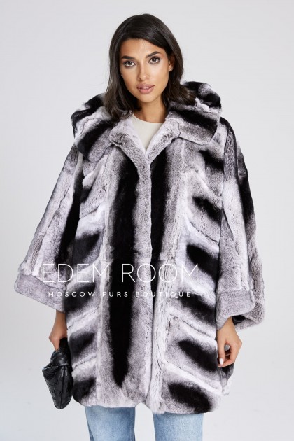 женская шуба из кролика рекс
