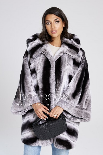 женская шуба из кролика рекс