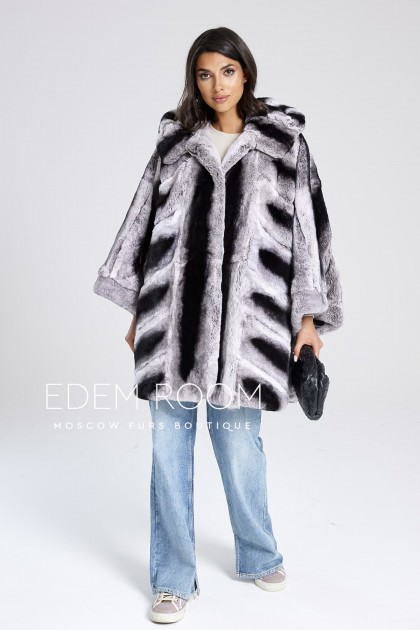 женская шуба из кролика рекс
