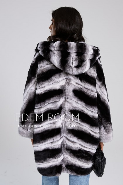 женская шуба из кролика рекс