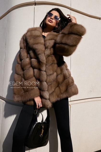 шуба из куницы - автоледи