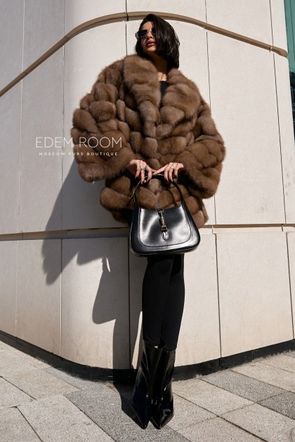 шуба из куницы - автоледи