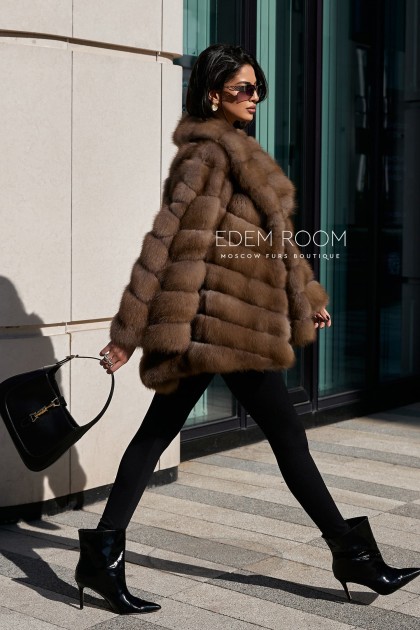 шуба из куницы - автоледи