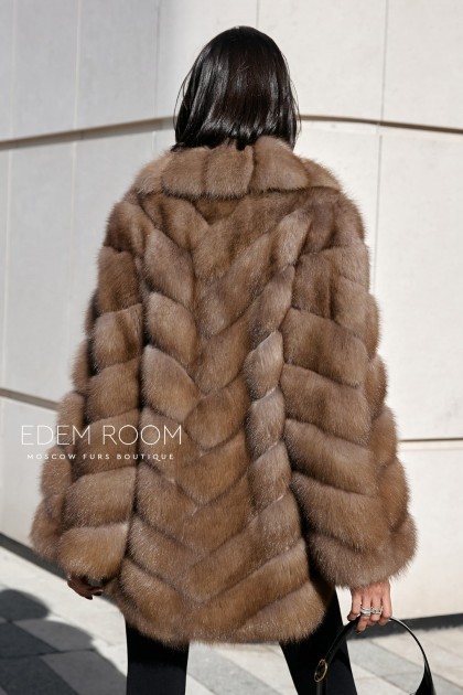 шуба из куницы - автоледи
