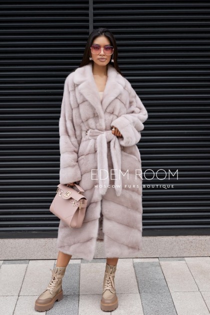 норковая шуба с поясом норковая шуба с поясом