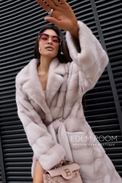 норковая шуба с поясом норковая шуба с поясом