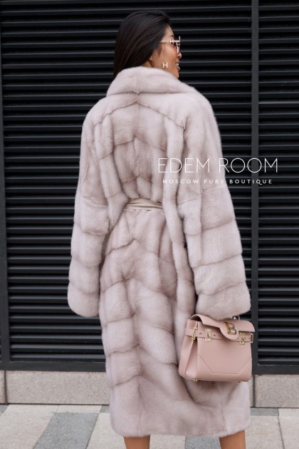 норковая шуба с поясом норковая шуба с поясом