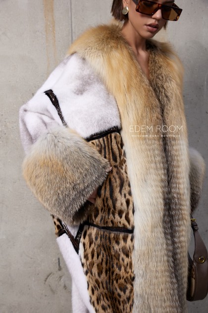 комбинированная шуба комбинированная шуба