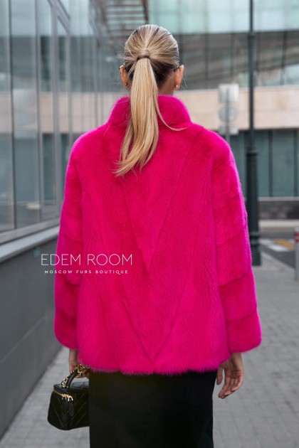 норковая куртка на молнии норковая куртка на молнии