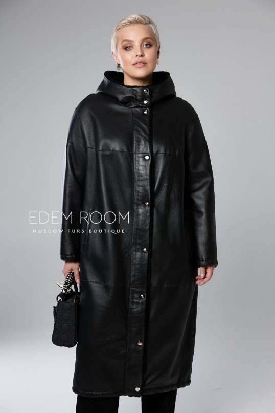 элитная облегчённая дублёнка 