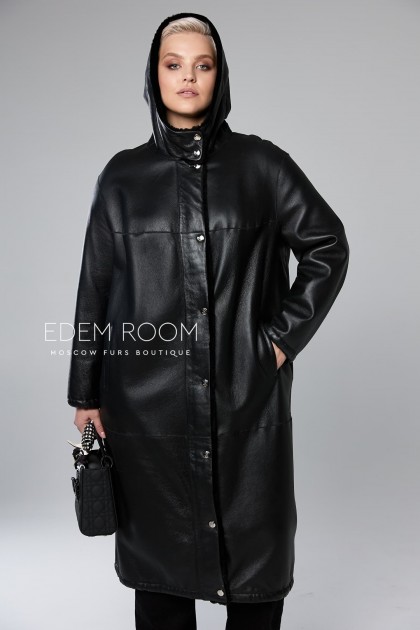 элитная облегчённая дублёнка 