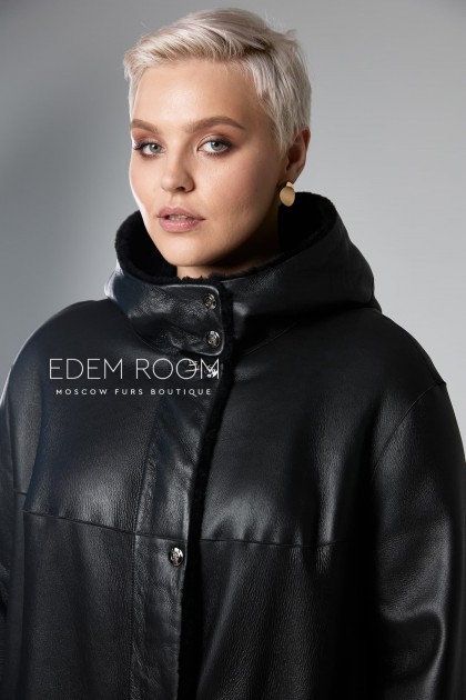 элитная облегчённая дублёнка 