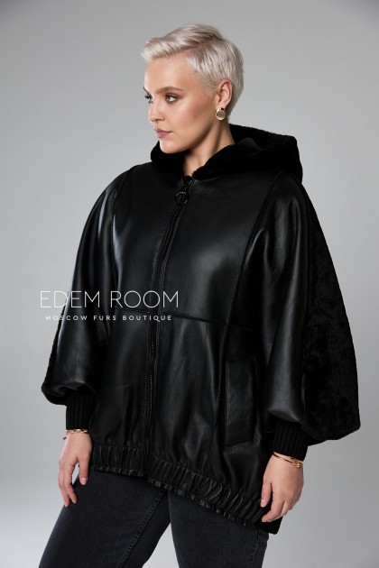 куртка - дублёнка на резинке