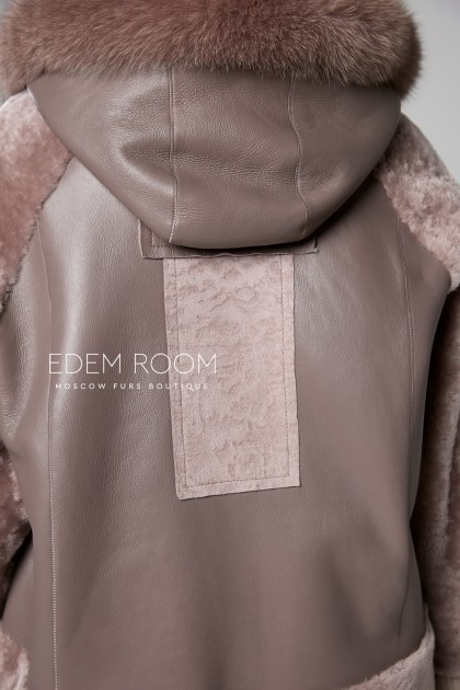 удобная куртка - дублёнка для больших размеров