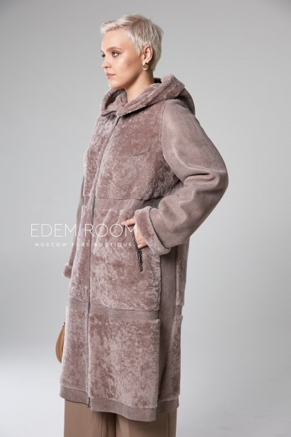 женская классическая дублёнка