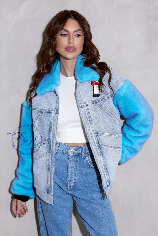 джинсовка с экомехом