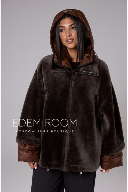 шубка - дублёнка из мериноса