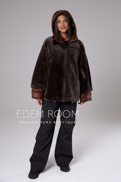 шубка - дублёнка из мериноса