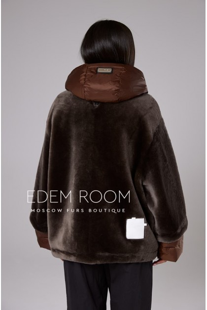 шубка - дублёнка из мериноса