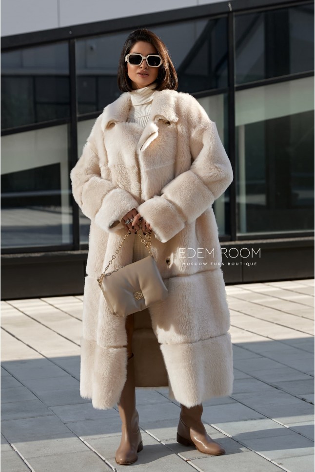 шуба - дублёнка из испанского мериноса