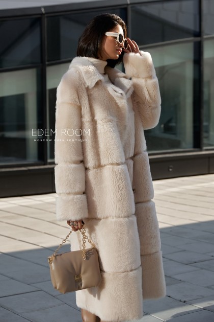 шуба - дублёнка из испанского мериноса