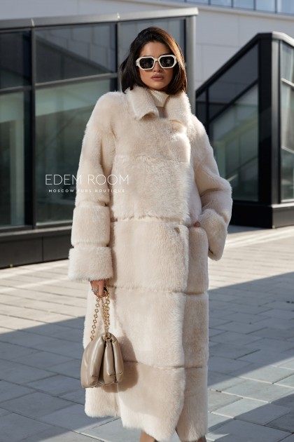 шуба - дублёнка из испанского мериноса