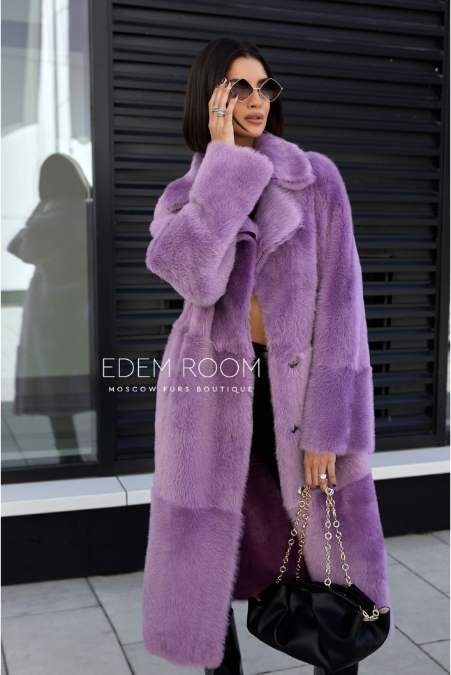 итальянская шуба - дублёнка из элитного мериноса
