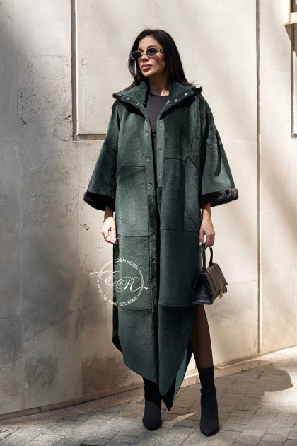 Двухстороннее пальто - дубленка Двухстороннее пальто - дубленка