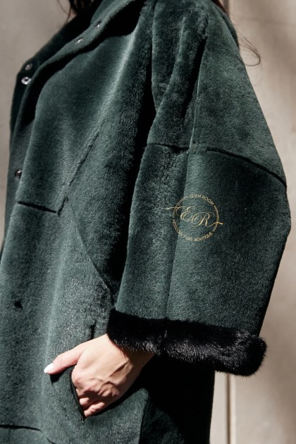 Двухстороннее пальто - дубленка Двухстороннее пальто - дубленка