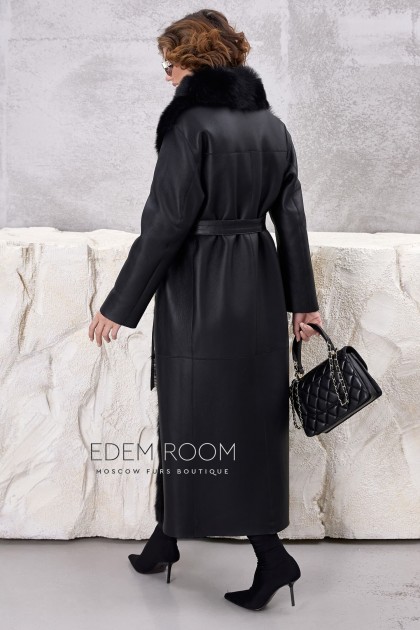 итальянская дублёнка с мехом тосканы