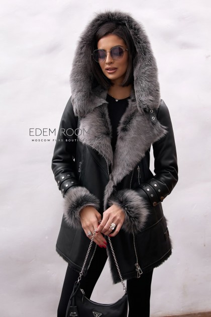 женская дублёнка на тоскане