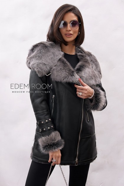 женская дублёнка на тоскане