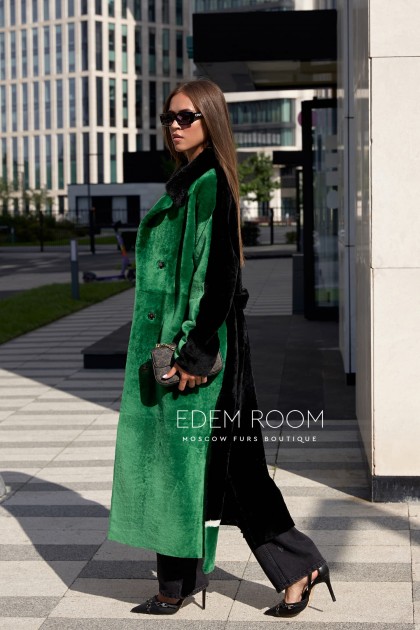 двухсторонняя шуба - дублёнка  Италия