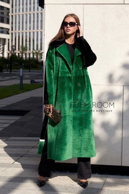 двухсторонняя шуба - дублёнка  Италия