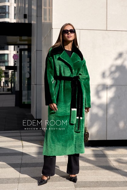 двухсторонняя шуба - дублёнка  Италия