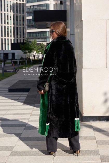 двухсторонняя шуба - дублёнка  Италия