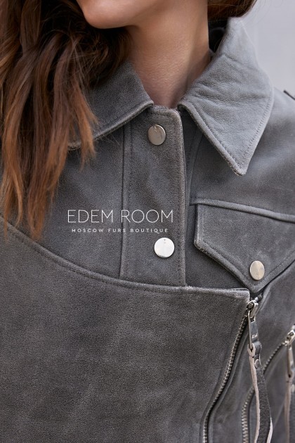 косуха из винтажной кожи