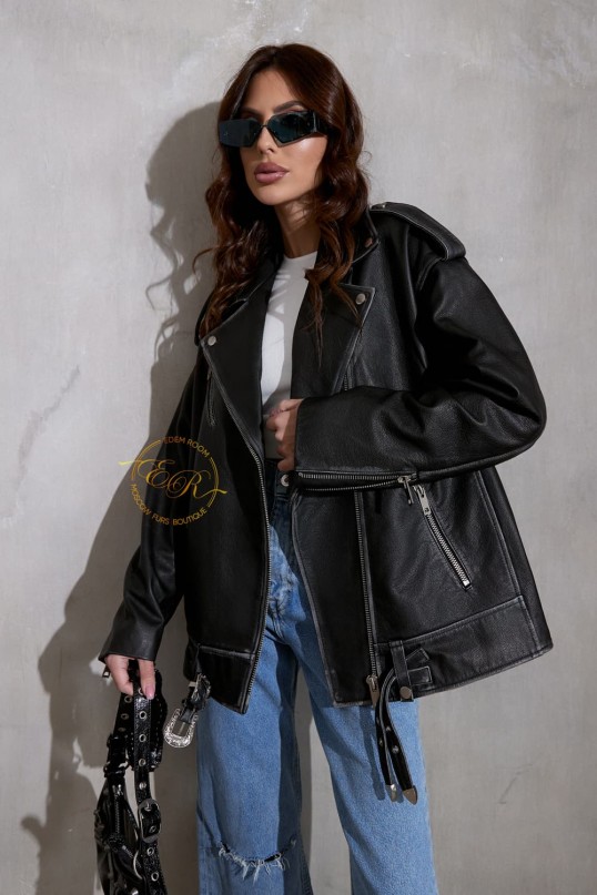 удлинённая куртка - косуха