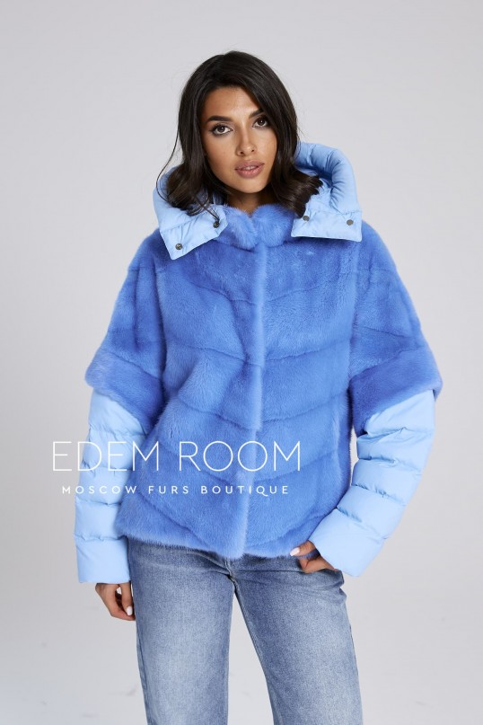 норковая куртка трансформер