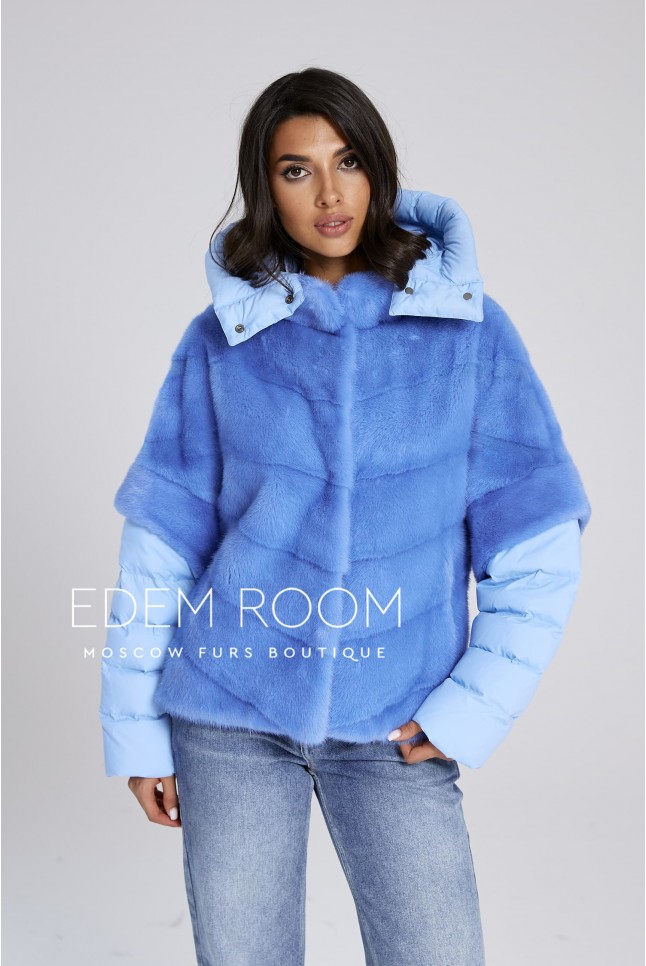 норковая куртка трансформер