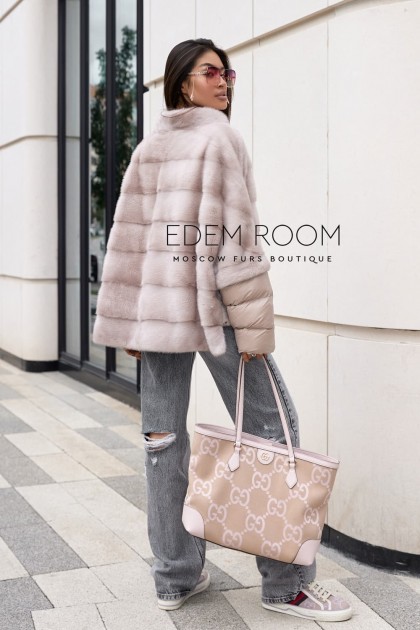 норковая куртка транформер