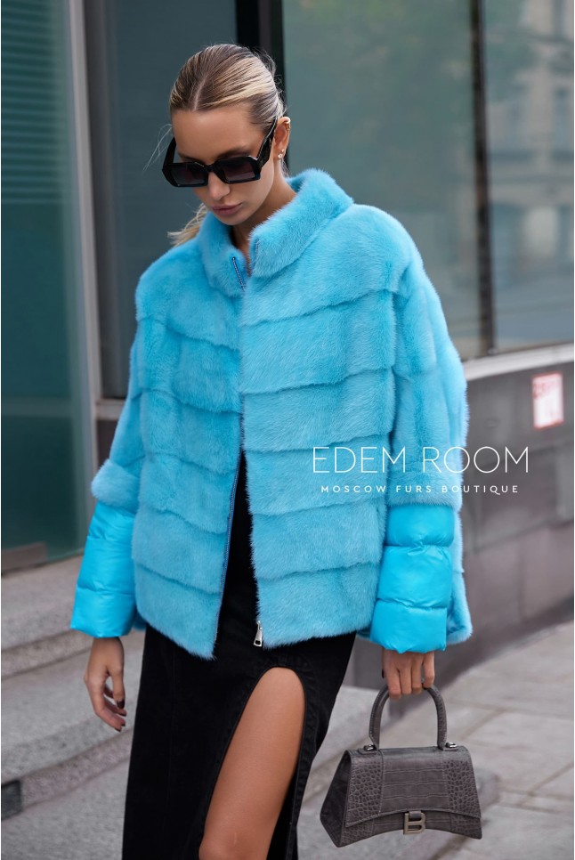 норковая куртка - пуховик